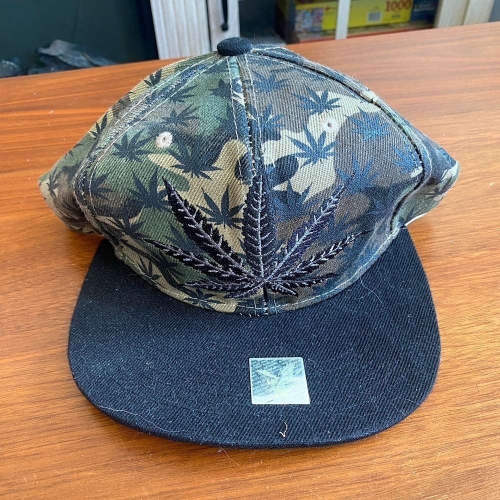 Camouflage Mary Janes Marijuana Hat
